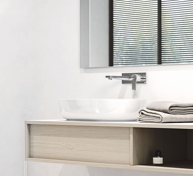 Приобрести kludi zenta sl настенный смеситель для умывальника,, внешняя монтажная часть, длина излива, 180 мм, арт. 482470565