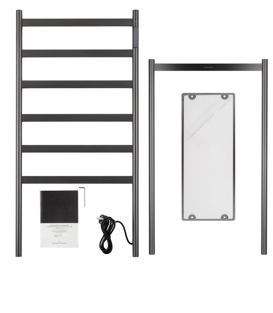 Приобрести полотенцесушитель электрический напольный wonzon & woghand essen, темный графит (ww-a407-gm)