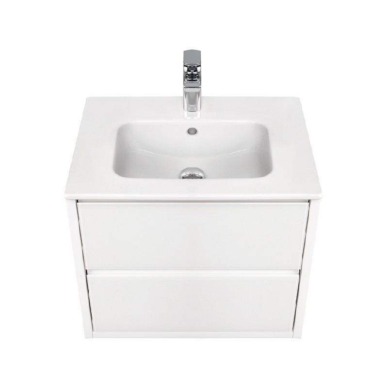 Приобрести тумба под раковину, подвесная акватон римини 60 см, белая 1a226601rn010 