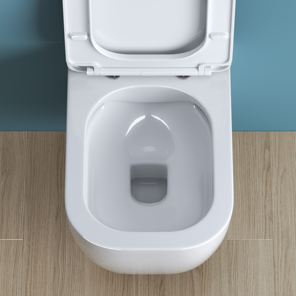 Приобрести belbagno унитаз безободковый подвесной genova с сиденьем дюропласт, микролифт, белый bb1102ch/bb1102sc