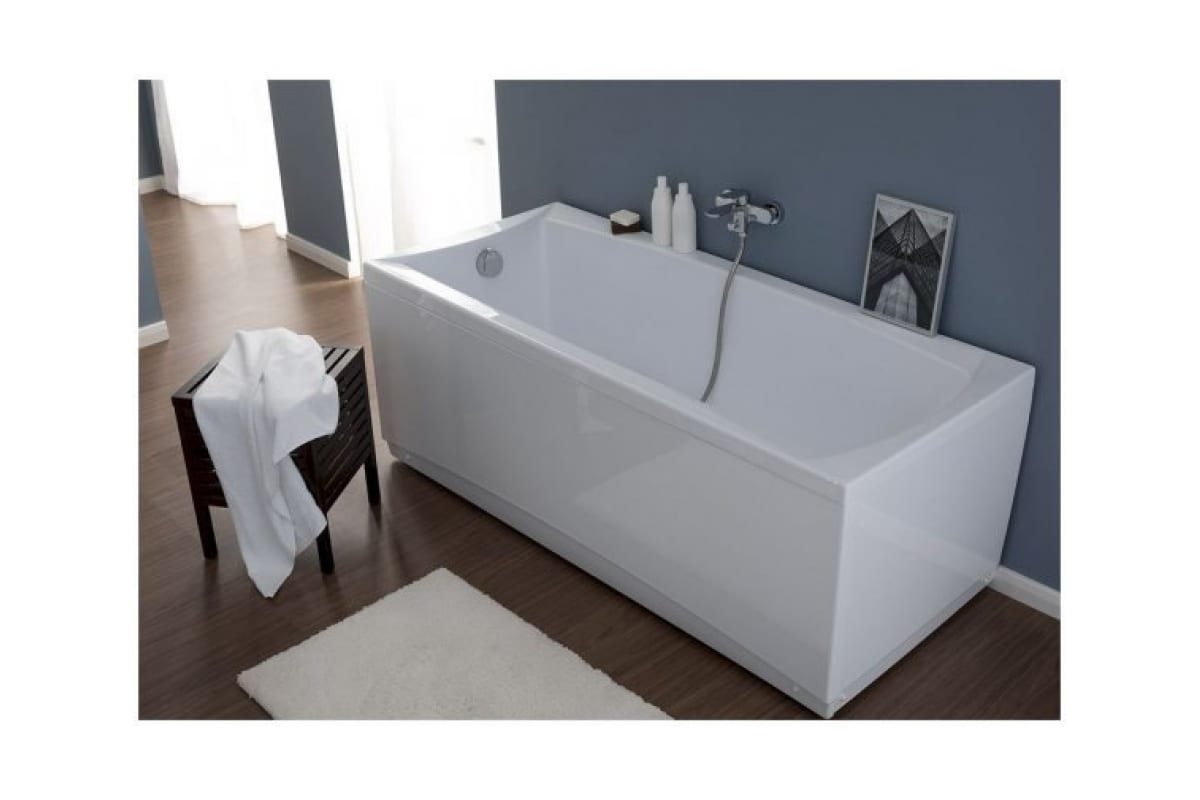 Приобрести aquanet фронтальная панель для ванны cariba/grenada/corsica 170 см, белая