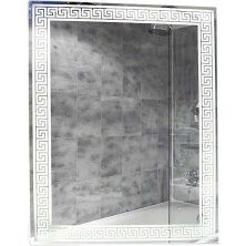 Continent Зеркало с подсветкой Apollo 70х90 см, сенсорный включатель, белое