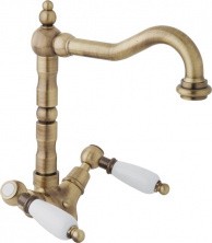 CEZARES Смеситель для раковины FIRST, высокий, бронза FIRST-LS2-02-Bi