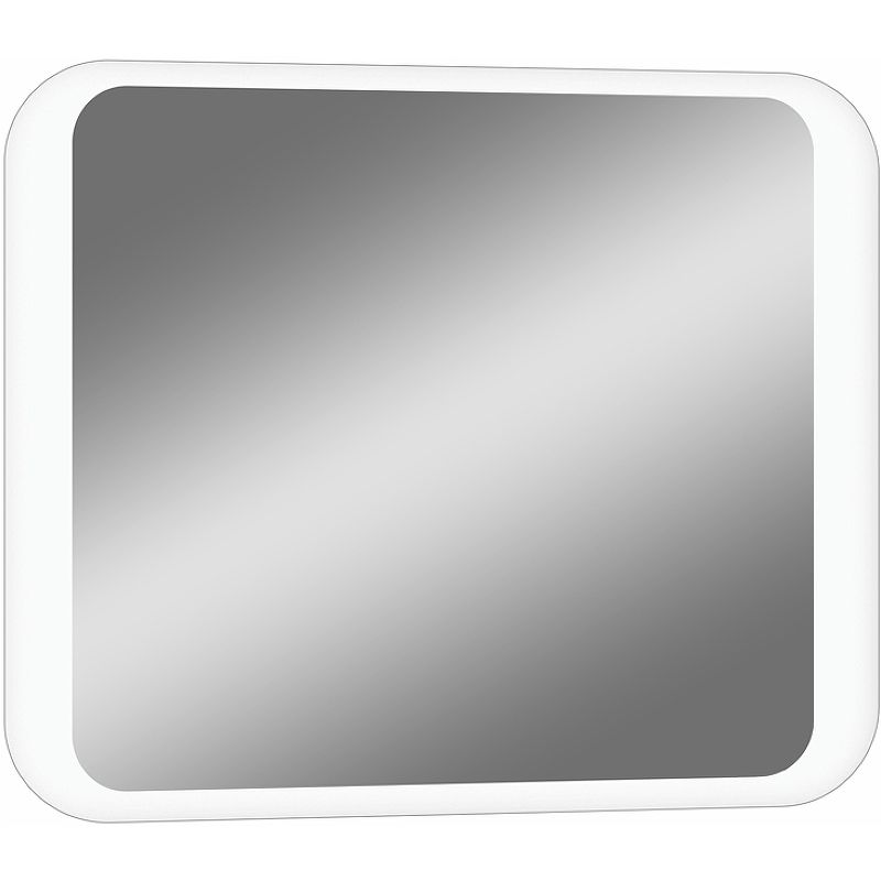 Приобрести continent зеркало с подсветкой калипсо люкс 68х53 см, белое