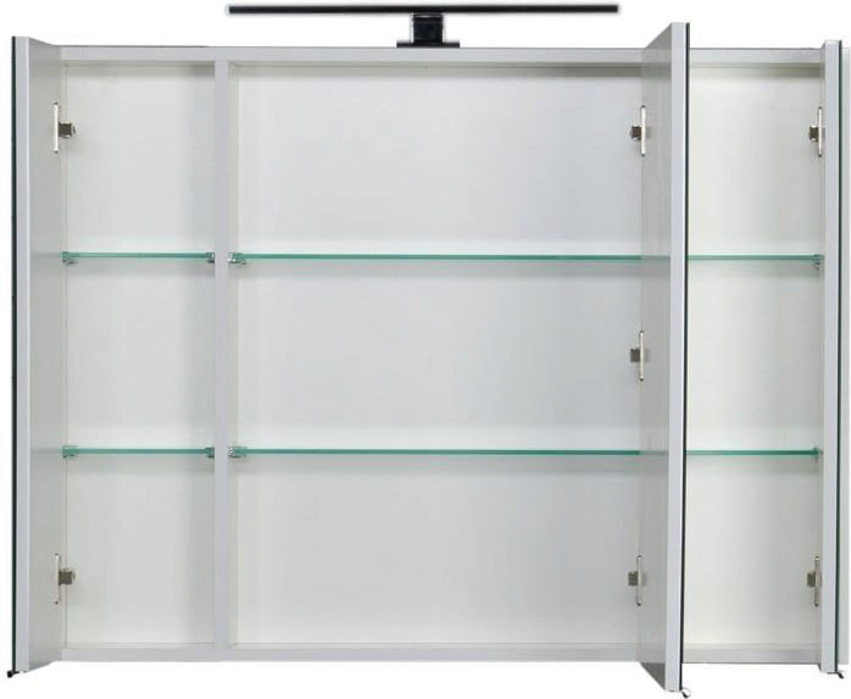 Приобрести aquanet зеркальный шкаф латина 100 см, белый