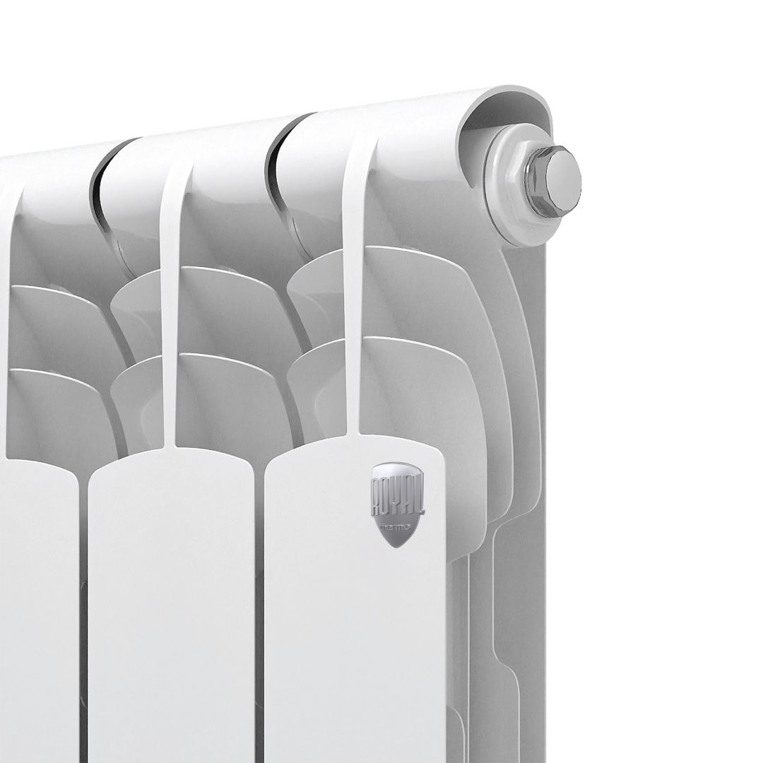 Приобрести royal thermo радиатор биметаллический revolution bimetall 500 2.0 белый - 8 секц.