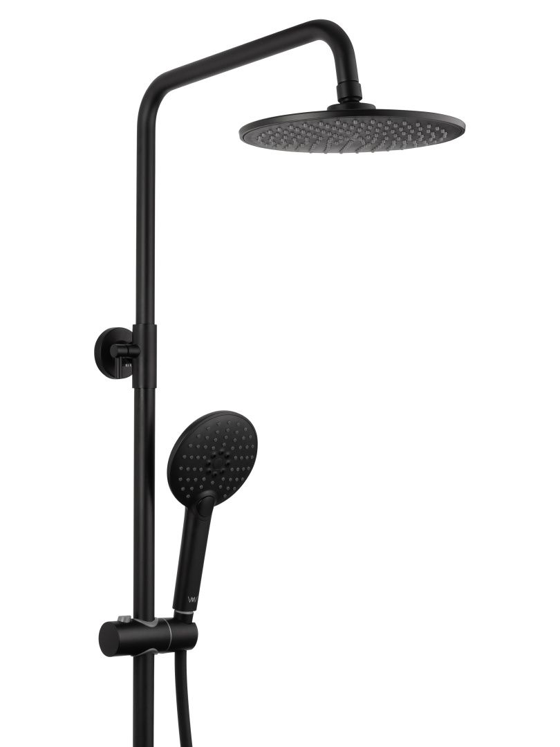 Приобрести душевая система wonzon & woghand click, черный матовый (ww-n3s962-mb)