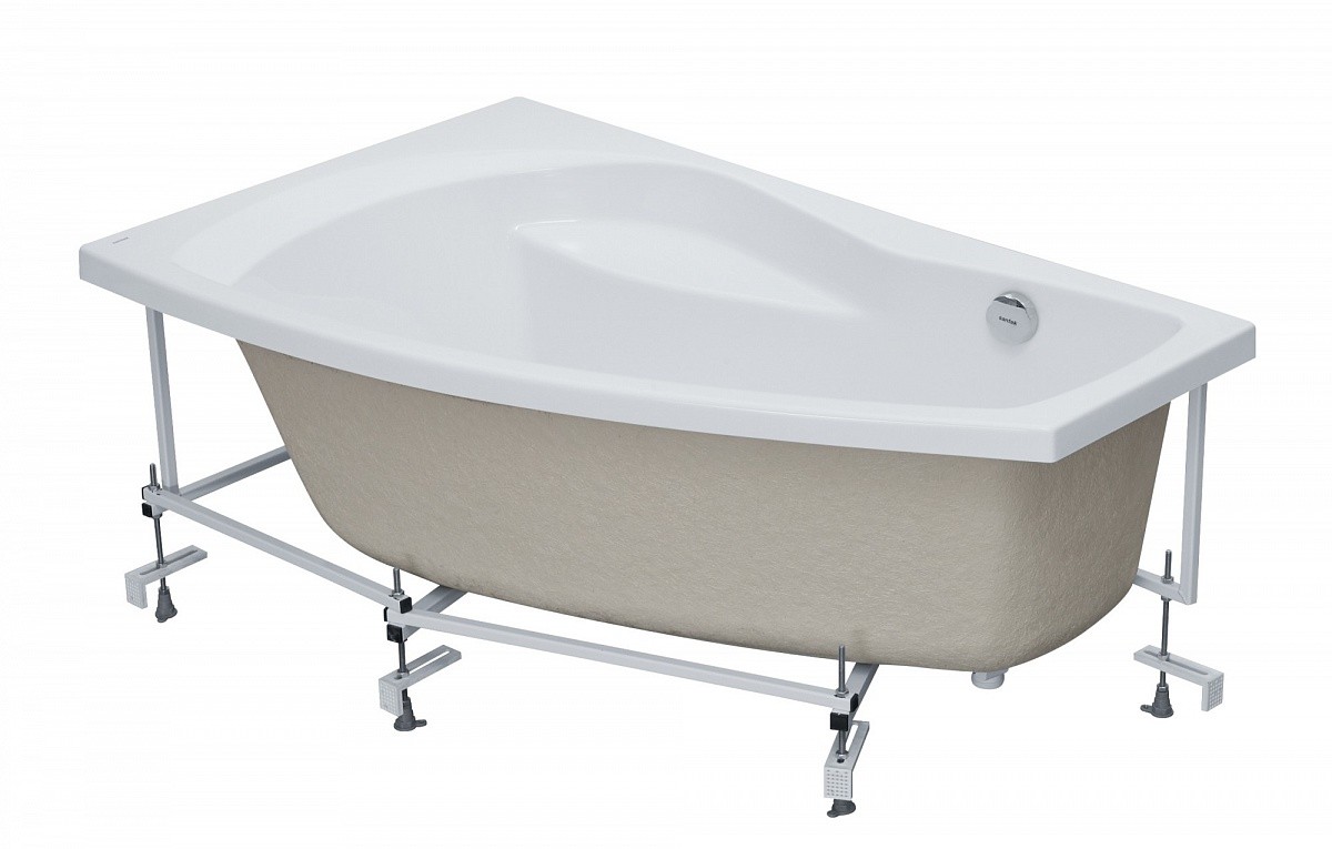 Приобрести монтажный комплект к асимметричной ванне майорка 150х90 см l\r