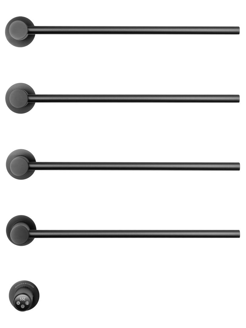 Приобрести полотенцесушитель электрический встраиваемый wonzon & woghand münchen, темный графит (ww-a354-gm)