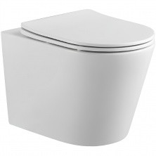 Унитаз подвесной безободковый Aquatek Вега сиденье микролифт AQ1904-00