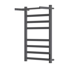 Полотенцесушитель электрический Point 500х800 Меркурий с полкой П7, графит PN83858PGR