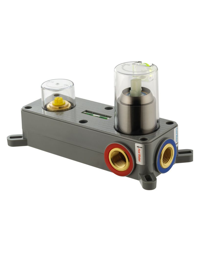 Приобрести смеситель для раковины встраиваемый wonzon & woghand tor, темный графит (ww-88869073-bgm)