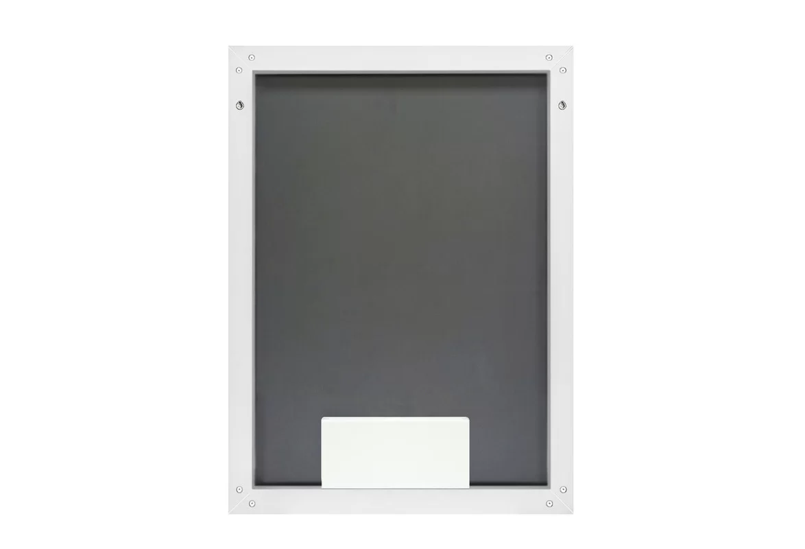 Приобрести continent зеркало с подсветкой frame white 60х80 см, белое