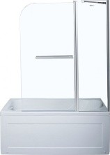 Aquanet Шторка для ванны SG-1200, прозрачное стекло
