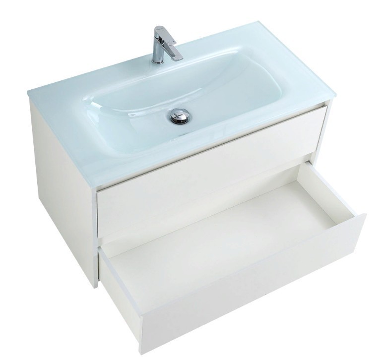 Приобрести тумба подвесная с раковиной belbagno kraft-900-2c-so-bo 90 см, bianco opaco