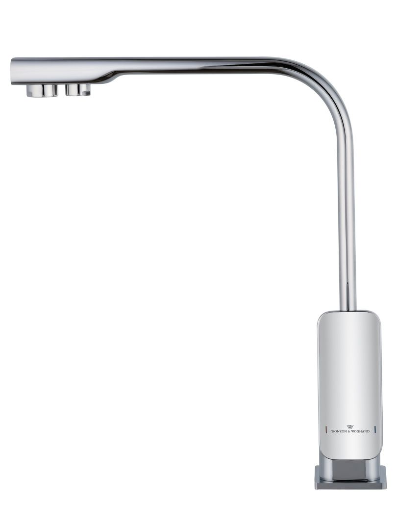 Приобрести смеситель для кухни с подключением фильтра wonzon & woghand, хром (ww-88458004-cr)