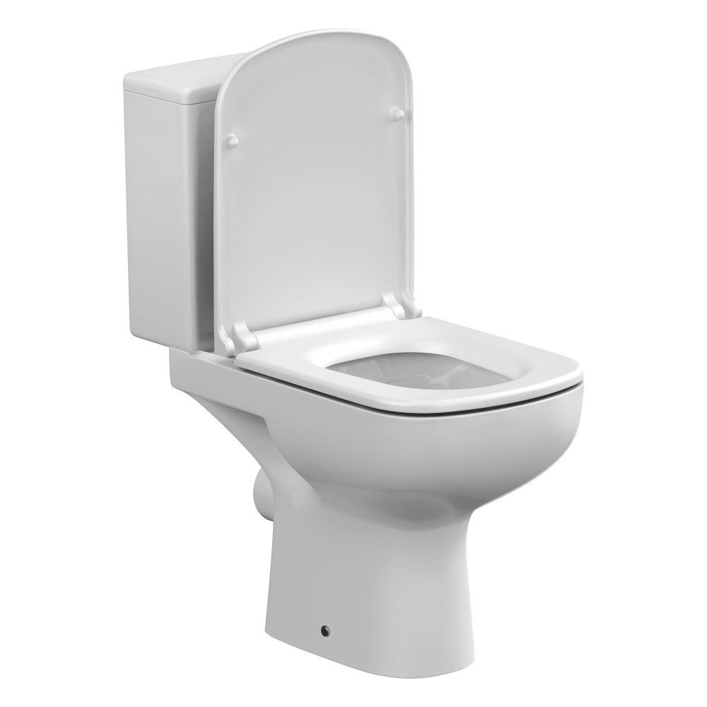 Приобрести напольный унитаз-компакт cersanit colour clean on 011 3/5 dpl eo