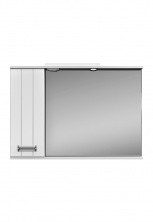 VIGO Зеркало-шкаф Diana 100 см, со спотом, левое, белое z.DIA.100.L.El