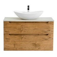 BelBagno Тумба со столешницей ETNA-H60 100 см, подвесная Rovere Nature