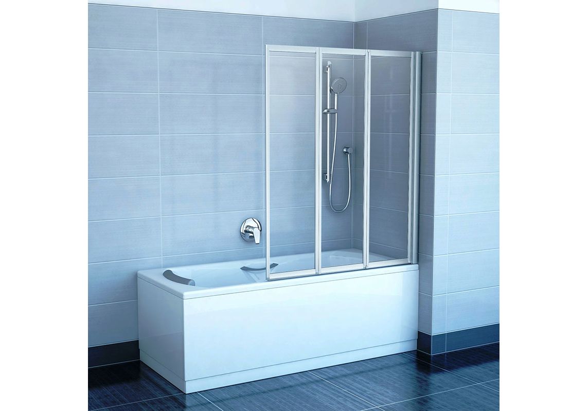 Приобрести ravak шторка для ванны supernova vs3 130 см 795v010041 белый/rain