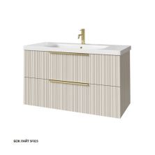 Caprigo Тумба с раковиной RAIN 100 см, светло бежевая