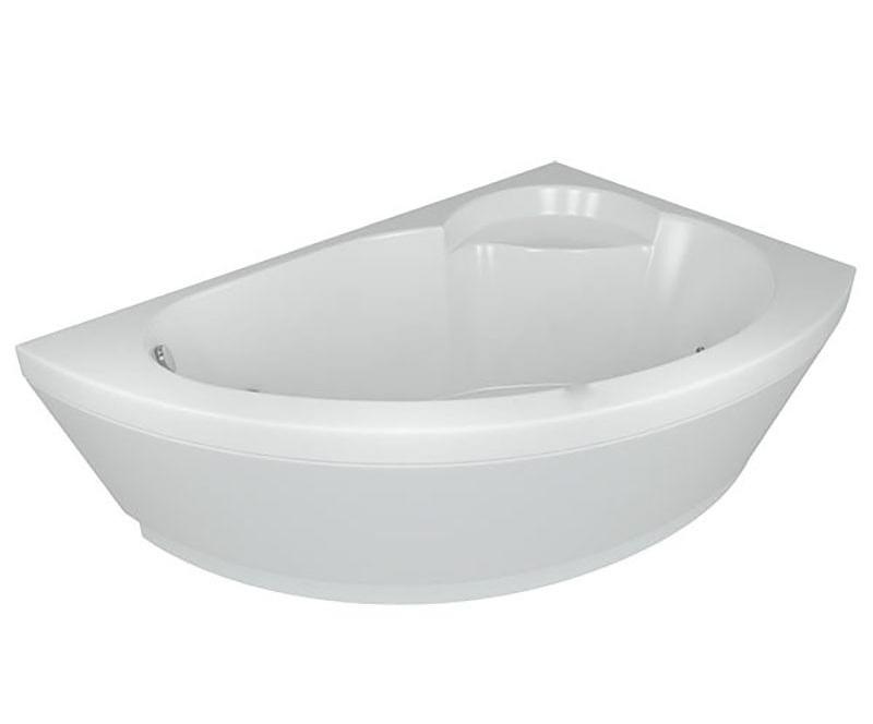 Приобрести акриловая ванна асимметричная aquatek аякс 2 r 170x110 см