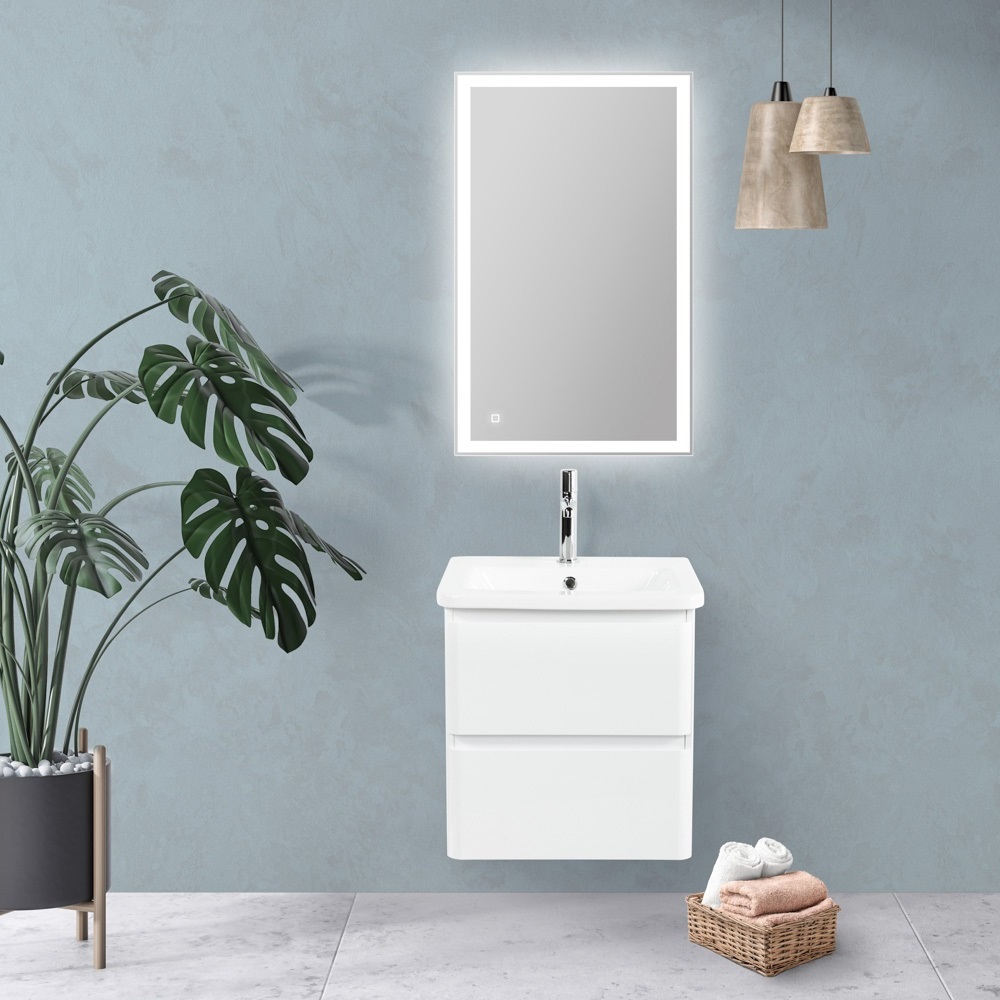 Приобрести belbagno зеркало 50х80 см spc-grt-500-800-led-tch