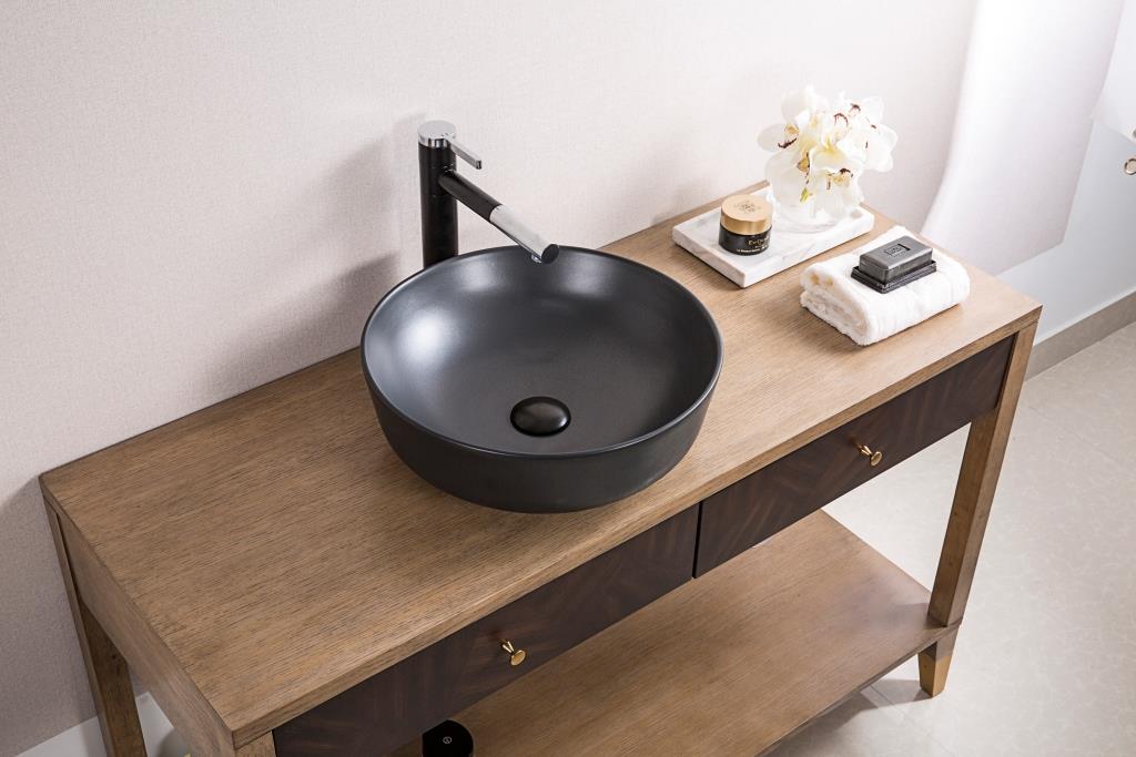 Приобрести belbagno накладная раковина 41х41 см, черная матовая bb1315-h301