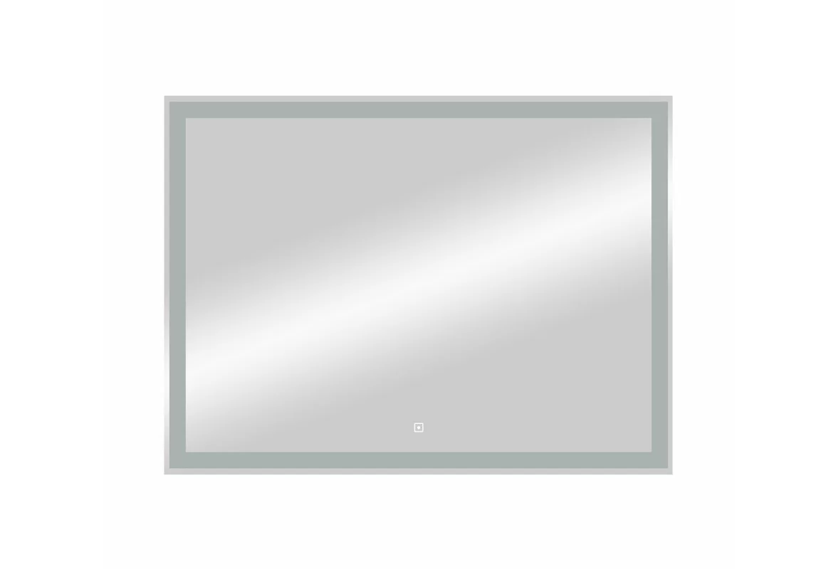 Приобрести continent зеркало с подсветкой mercury 90х70 см, белое