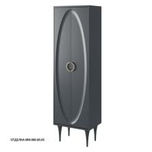 Caprigo Пенал MILANO 50 см, серый, эмаль