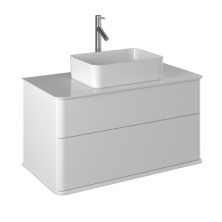 Briz Тумба подвесная с раковиной ROME 100 см, белая глянцевая Т18-100