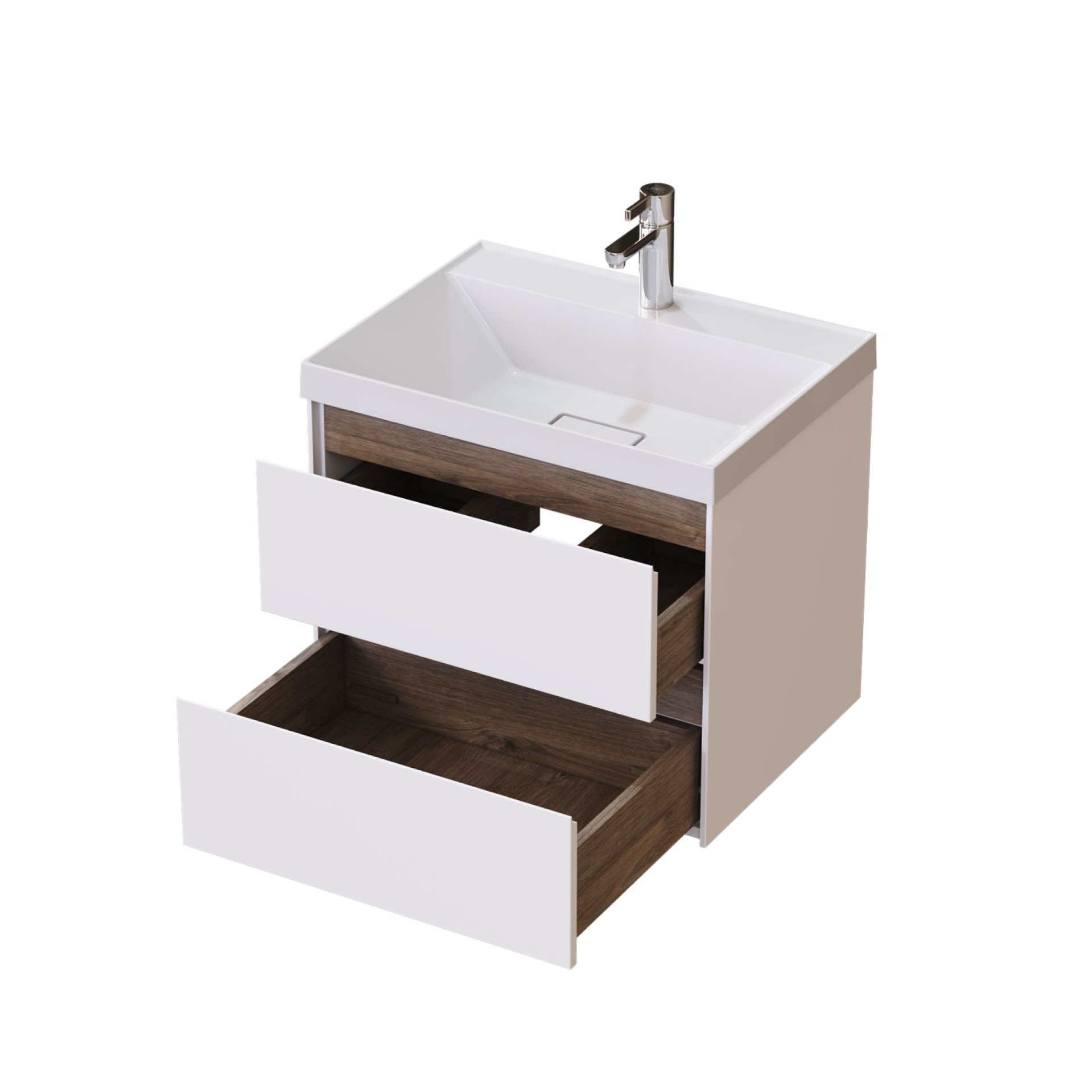 Приобрести sole тумба подвесная grand 60 см с раковиной style 60 ут000091785