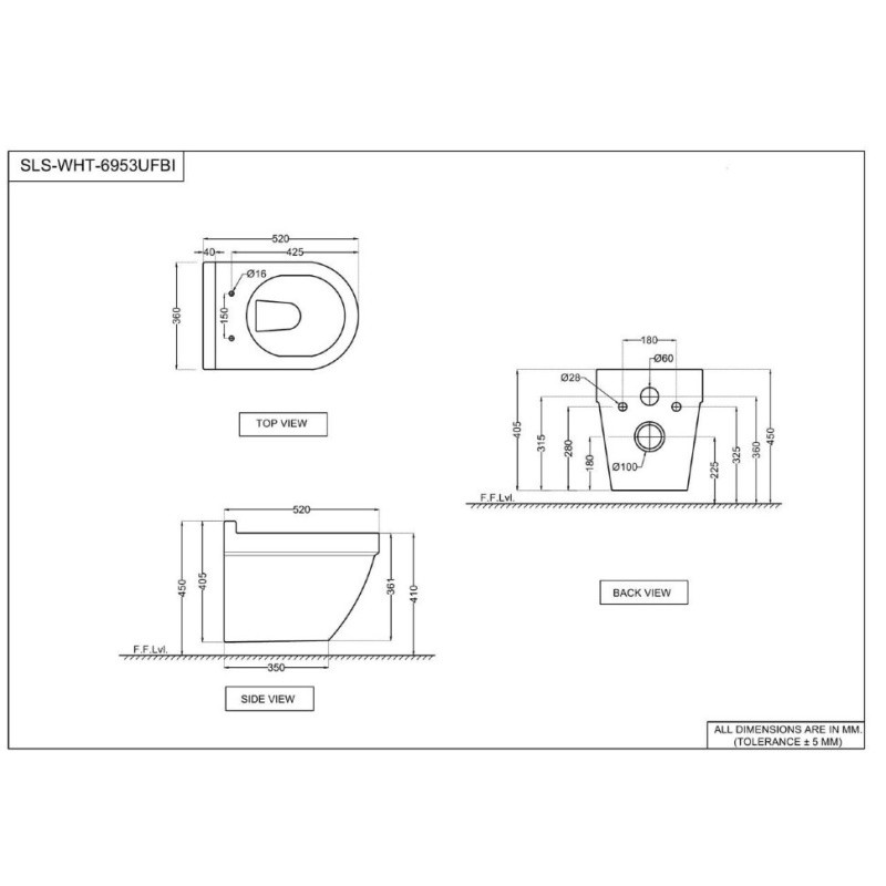 Приобрести унитаз подвесной безободковый jaquar solo