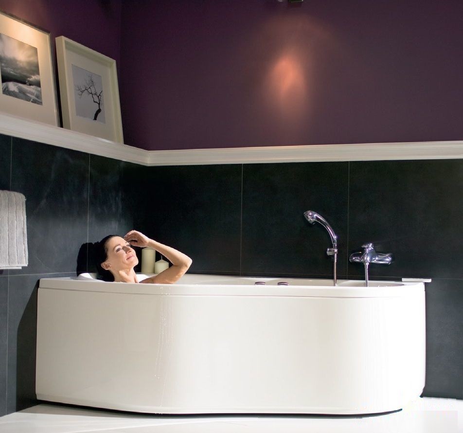 Приобрести santek ибица акриловая ванна 150х100 левосторонняя, белая