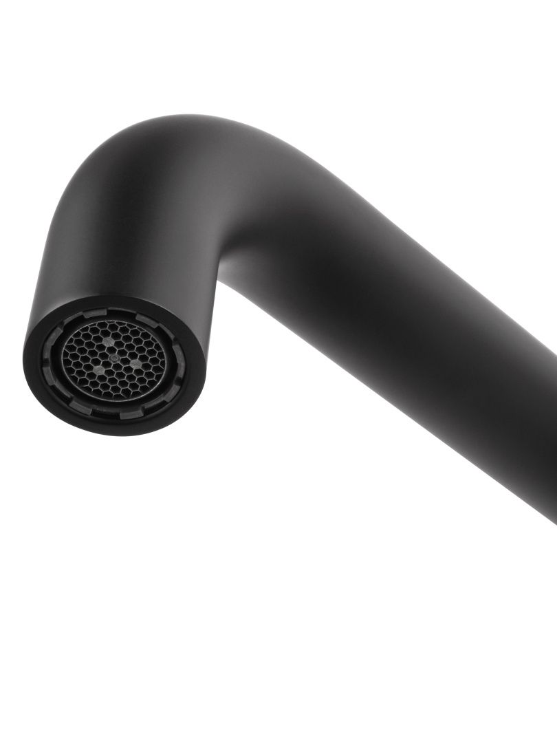 Приобрести смеситель для раковины встраиваемый wonzon & woghand stick, черный матовый (ww-88869017-mb)