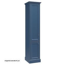 Caprigo Пенал GREENWICH 50 см, синий, белый, эмаль