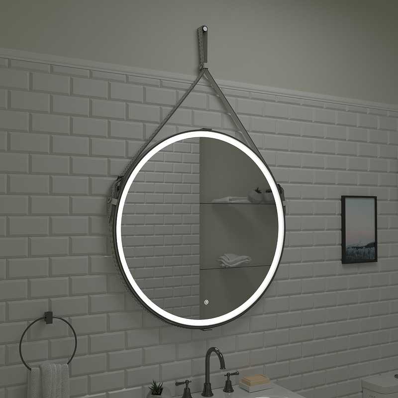 Приобрести continent зеркало с подсветкой millenium white 65х65 см, сенсорный включатель, белое