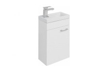 Aquanet Тумба с раковиной Нота 40 см, L (Moduo) белая