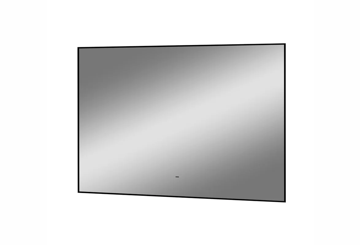 Приобрести continent зеркало с подсветкой amer 100х80 см, черное