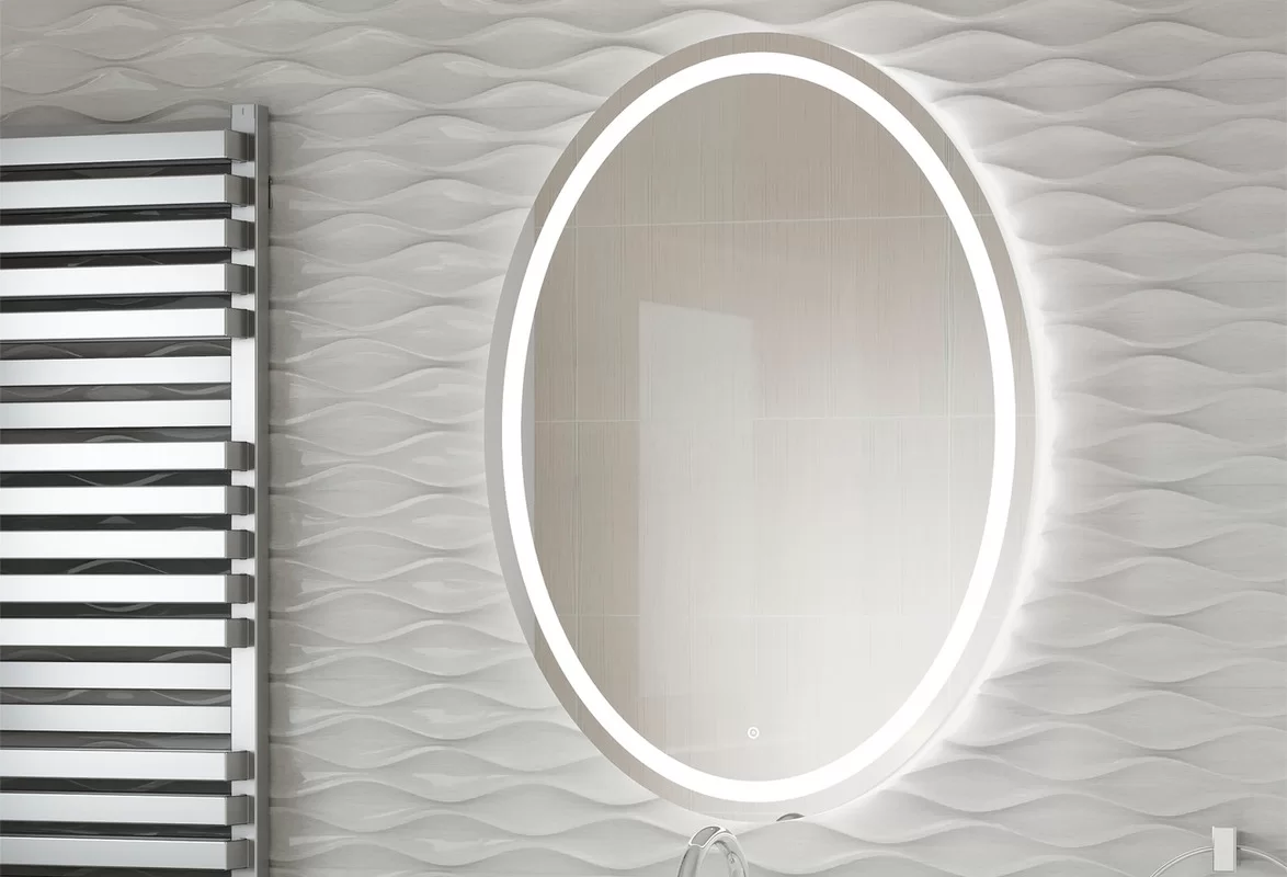 Приобрести continent зеркало с подсветкой verso 57х77 см, белое