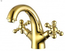 Gappo Смеситель для раковины G1089-6, золото 16658