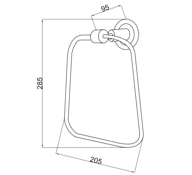 Приобрести boheme полотенцедержатель murano, бронза\белый 10905-w-br