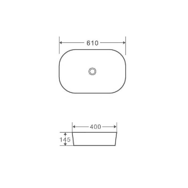 Приобрести раковина накладная azario 490*395*150 мм, белая глянцевая