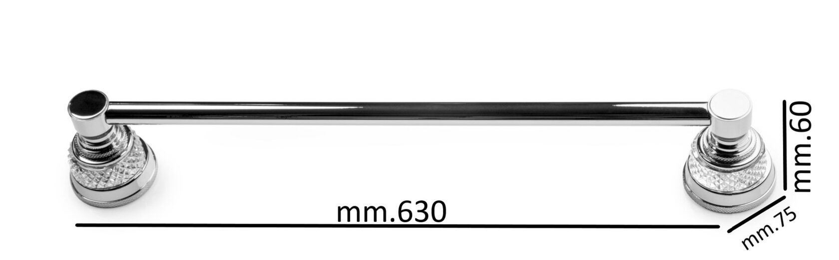 Приобрести boheme полотенцедержатель aura 63 см, хром\кристаллы 10242-cr