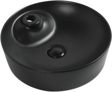 Aquanet Раковина Moon-2-MB 43х43 см, черный матовый