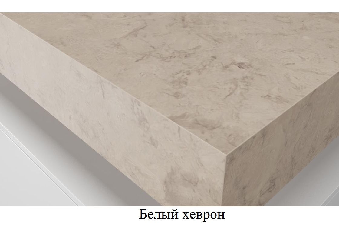 Приобрести тумба подвесная со столешницей velvex unit 160 см, белый мрамор