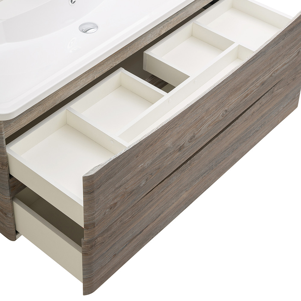 Приобрести belbagno тумба с раковиной acqua 120 см, подвесная pino scania, белая раковина