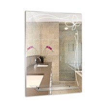 Loranto Зеркало Альтаир 53,5х68,5 см, пескоструйный рисунок 00000003