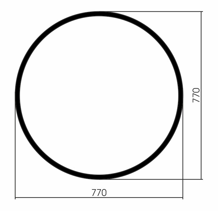 Приобрести azario зеркало манхэттен-лофт 77х77 см, металлическая рама, черный фр-00001425