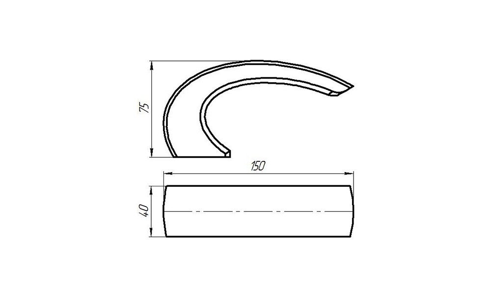 Приобрести радомир излив для ванны линкольн - малый, bronze